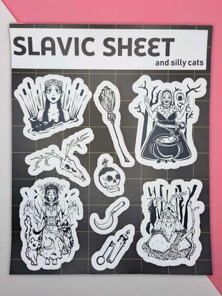 Slavic Sheet - 19 cm x 15,5 cm